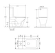 Унітаз-компакт MIXXUS PREMIUM STYLE-0401-T3 620х365х805mm, система змиву TORNADO 3.0 (MP6601) - изображение 2