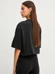 Футболка хлопковая короткая женская Adidas Originals Ess Crop Tee IW5706 M Black (4067894124492) - изображение 7