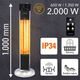 Инфракрасный обогреватель Trotec IRS 2000 E 2000 W Silver/Black (1410003920) - изображение 17