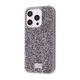 Чехол с блестками Wave Bling World Rock Diamond (TPU) для Apple iPhone 16 Gray Titanium - изображение 2