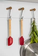 Набор лопаток для теста KitchenAid Coreline береза Красный 23.5 см 2 шт (KQR750OHERE) - изображение 5