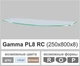 Полочка из стекла настенная навесная радиусная Commus PL8 RC (250х800х8мм) - изображение 2