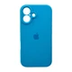 Чохол для смартфона Silicone Full Case AA Camera Protect for Apple iPhone 16 44,Light Blue (FullAAi16-44) - изображение 1