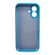Чохол для смартфона Silicone Full Case AA Camera Protect for Apple iPhone 16 44,Light Blue (FullAAi16-44) - изображение 3