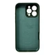 Чохол для смартфона Silicone Full Case AA Camera Protect for Apple iPhone 16 Pro Max 40,Atrovirens (FullAAi16PM-40) - изображение 3