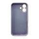 Чохол для смартфона Silicone Full Case AA Camera Protect for Apple iPhone 16 58,Lilac (FullAAi16-58) - изображение 3
