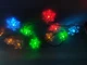 Новогодняя гирлянда снежинки 10 метров многоцветный 100 Leds уличная ECOLEND - изображение 2