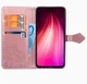Чохол Vintage для Xiaomi Redmi Note 8 книжка шкіра PU рожевий - зображення 4
