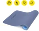 Коврик спортивный Cornix TPE 183 x 61 x 0.6 см для йоги и фитнеса XR-0003 Blue/Sky Blue - изображение 3