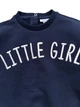 OVS 2000-548 Fagottino Світшот утеплений для дівчинки темно-синій Little girl 92 см - зображення 3