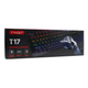 Проводная игровая клавиатура TWolf T17 LED Blue Switch, Black - изображение 4
