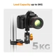 Кріплення гвинтове магічна рука K&F Concept Ms14 Magic Arm 1/4" із двома кульовими головами (KF31.082) - зображення 5