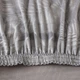 Набір з 4 чохлів на скандинавські стільці, Domidekor Velvet Palm leaves, універсальний, еластичний велюр (3853) сірий - изображение 4