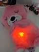 Інтерактивна м'яка іграшка Sleeping Bear Pink, нічник дихаючий ведмедик 30 см, Panalisa (97650070) - зображення 4