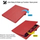 Чехол-книжка Litchi Leather Case для Apple iPad Pro 12.9 2018 / 2020 (Wake / Sleep) Red - изображение 7