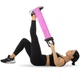 Лента эспандер с ручками эластичная для фитнеса и йоги SP-Sport Pilates Band 8038 размер 57х15см Pink - изображение 8