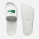 Мужские шлепанцы для пляжа Lacoste 427899452 47 (13US) 30,5 см Белые (1159782367) - изображение 9