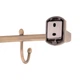 Тримач для рушника Qtap Liberty 3 гачка 365 мм QTLIBANT11543 Antic Bronze - зображення 4