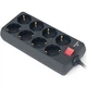 Сетевой фильтр питания REAL-EL RS-8 Protect 5m, black (EL122300024) - изображение 1