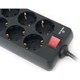 Сетевой фильтр питания REAL-EL RS-8 Protect 5m, black (EL122300024) - изображение 3