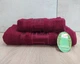Набор турецких бамбуковых махровых полотенец Cestepe 50х90+70х140 Bamboo Grek Bordo - изображение 1