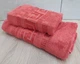 Набор турецких бамбуковых махровых полотенец Cestepe 50х90+70х140 Bamboo Grek Orange - изображение 2