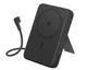 Магнитная батарея с подставкой Anker Zolo Magnetic Power Bank 10,000mAh 30W Max с вдубованным кабелем Type-C для iPhone 17/16/15/14/13/12 Series - Black - изображение 1