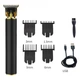 Професійна машинка тример для стрижки волосся для бороди VGR V-058 Pro Black + 4 Насадки - зображення 1