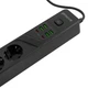 Мережевий фільтр Proove Power Strip P-04 (4 розетки + 4 USB + 2 Type-C) 2М чорний - зображення 6