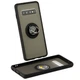 Чохол Fiji Colorframe для Samsung Galaxy S10 (G973) матовий бампер з кільцем підставкою Black - зображення 2