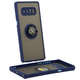 Чехол Fiji Colorframe для Samsung Galaxy Note 8 (N950) матовый бампер с кольцом подставкой Dark Blue - изображение 2