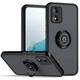 Чехол Fiji Colorframe для Motorola E13 матовый бампер с кольцом подставкой Black - изображение 1