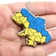 Деревянный брелок "Единая Украина" 6х4 см Односторонний - изображение 2