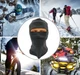 Балаклава зимова на флісі 3в1 для ЗСУ, Чорна / Балаклава-бафф / Підшоломник утеплень (LC) - зображення 2