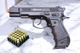 Стартовый сигнальный пистолет Blow C 75 (CZ 75) + дополнительный магазин и 25 шт холостых патронов - изображение 1