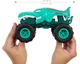 Машинка Хот Вилс Монстр Трак 1:24 Мега Рекс 30 см Monster Trucks Mega Wrex RC Hot Wheels HTP14 - изображение 3