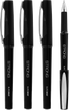 Набор гелевых ручек Buromax Strong 0.7 мм Черный 4 шт (BM.8314-02.4) - изображение 2
