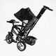 Дитячий велосипед 3-х колісний BestTrike 6588 поворотне сидіння фара музична. Black (165669) - зображення 2