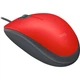 Мышка проводная Logitech M110 Silent (910-005489, 910-006759) красная - изображение 4