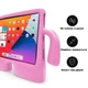 Противоударный детский чехол STR EVA для Apple iPad 11" 2025 (A16) человечек с ручками Pink - изображение 2