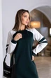 Теплое платье из трехнитки на флисе Fashion 54/56 темно-зеленый - изображение 3