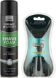 Набір - Lezo Box Prime Sport Sensitive (sh/foam/200ml + razor) - зображення 2