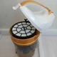 Мощный пылесос мультициклон с турбощеткой Rainberg 5200W, Контейнерный циклонный пылесос без мешка RB-658TB White - изображение 6