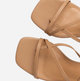 Sandały damskie na słupku ALDO 13655414-259 39 (8.5US) 25.1 cm Ciemnobeżowe (57005591613) - obraz 3