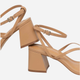 Sandały damskie na słupku ALDO 13655414-259 37 (6.5US) 23.4 cm Ciemnobeżowe (57005591491) - obraz 5