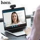 Веб-камера со встроенным микрофоном Web Камера HOCO USB web camera with Audio focus DI11 с возможностью вращения на 360 градусов |2KHD, 4Mpx, 1.5m|, black - изображение 4