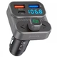 FM-модулятор (трансмітер) Bluetooth 5.3 Proove Luxor SE 1*Type-C 36W 1*USB 18 W (Grey) - зображення 1