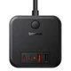 Сетевой фильтр Baseus PowerCombo Cube Power Strip 3*AC 2*USB 2*Type-C 1,5м 4000W (E00066400117-00) Black - изображение 2