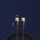 HDMI кабель Baseus Cafule 4KHDI Male to 4KHDI Male Adapter 1m 60Hz 3D 18Gbps Black (CADKLF-E01) - зображення 6