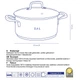 Garnek z pokrywką Kela Flavoria 20 cm 2.4 l (4025457101724) - obraz 3